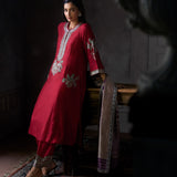 Red Kurta Set
