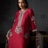 Red Kurta Set