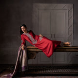 Red Kurta Set