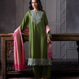 Olive Green Kurta Set