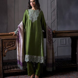 Olive Green Kurta Set