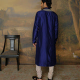 Purple Embroidered Kurta Set - Jayanti Reddy