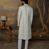 Ivory Chikankari Sherwani Set - Jayanti Reddy