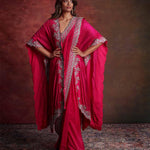 Pink embroidered saree set - Jayanti Reddy