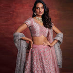 Blush pink embroidered lehenga set - Jayanti Reddy