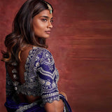 Purple embroidered lehenga set - Jayanti Reddy