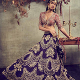 Embroidered Lehenga Set With Blouse - Jayanti Reddy
