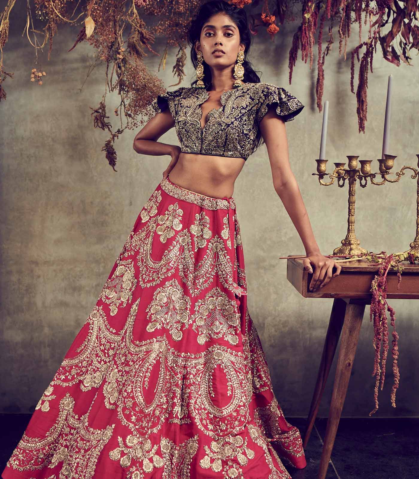 Indian Ready to Wear Fully Stitched Black Crop Top and Banarasi Silk Lehenga  Set, Designer Partywear Lehenga Choli Set for Women / Girls - Etsy