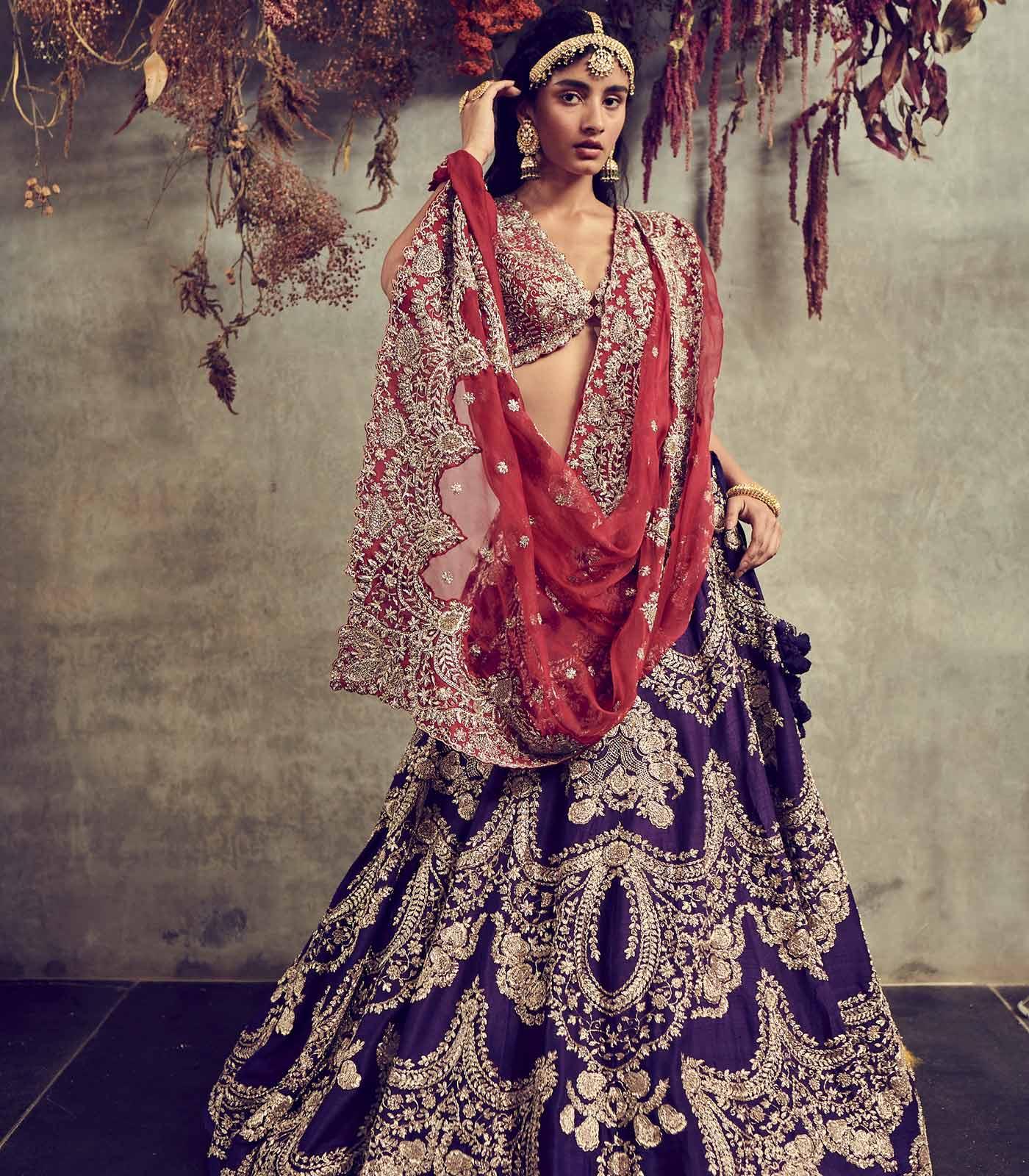 Lehenga Set With Blouse And Dupatta - Jayanti Reddy