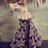 Lehenga And Peplum Top Set - Jayanti Reddy