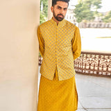 Embroidered Waistcoat Set - Jayanti Reddy