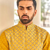 Embroidered Waistcoat Set - Jayanti Reddy