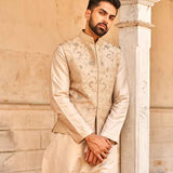 Embroidered Waistcoat Set - Jayanti Reddy