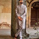 Embroidered Waistcoat Set - Jayanti Reddy