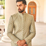 Embroidered Bandhgala Set - Jayanti Reddy